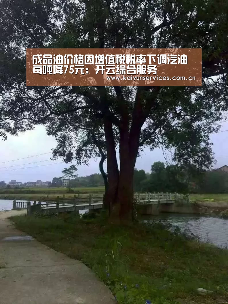 成品油价格因增值税税率下调汽油每吨降75元:开云综合服务(图3) 开云权威入口