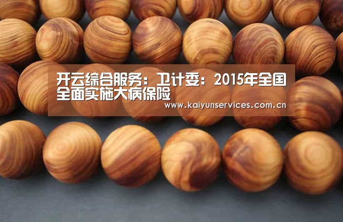 开云综合服务:卫计委:2015年全国全面实施大病保险(图4) 开云中国官网